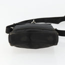 GUCCI Umhängetasche Nylon Schwarz Silber 92646 Auth 179896-5