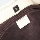 GUCCI GG Canvas Tragetasche Beige Silber 113015 Auth 179900-10