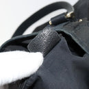 GUCCI GG Canvas Abbey Tote Bag Black Gold 130736 Auth 179901-21