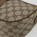 GUCCI GG Supreme Web Sherry Line Bag PVC Beige Gold 89 02 032 Auth 179902-14