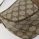 GUCCI GG Supreme Web Sherry Line Bag PVC Beige Gold 89 02 032 Auth 179902-15