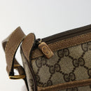 GUCCI GG Supreme Web Sherry Line Bag PVC Beige Gold 89 02 032 Auth 179902-10