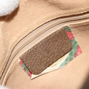 GUCCI GG Supreme Web Sherry Line Bag PVC Beige Gold 89 02 032 Auth 179902-19