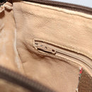 GUCCI GG Supreme Web Sherry Line Bag PVC Beige Gold 89 02 032 Auth 179902-22