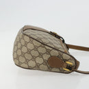 GUCCI GG Supreme Web Sherry Line Bag PVC Beige Gold 89 02 032 Auth 179902-3