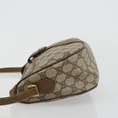 GUCCI GG Supreme Web Sherry Line Bag PVC Beige Gold 89 02 032 Auth 179902-4
