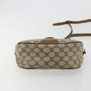 GUCCI GG Supreme Web Sherry Line Bag PVC Beige Gold 89 02 032 Auth 179902-5