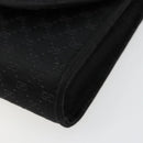 GUCCI Micro GG Canvas Chain Shoulder Bag Black Gold Auth 179903-10
