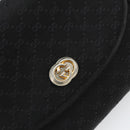 GUCCI Micro GG Canvas Chain Shoulder Bag Black Gold Auth 179903-14