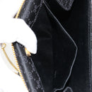 GUCCI Micro GG Canvas Chain Shoulder Bag Black Gold Auth 179903-22