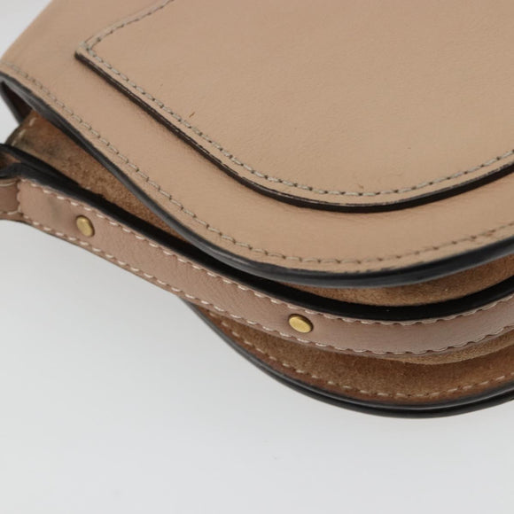 Chloe Nile Handtas Leer 2way Roze Goud Auth 179908A
