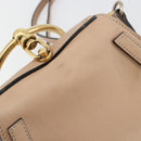 Chloe Nile Handtas Leer 2way Roze Goud Auth 179908A-10