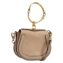 Chloe Nile Handtas Leer 2way Roze Goud Auth 179908A-1