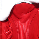 CELINE Hand Bag Patent leather 2way Red Gold Auth 179911-22