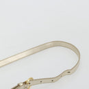 Salvatore Ferragamo Sofia Gancini Hand Bag Leather 2way Gold Auth 179912A-10