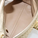 Salvatore Ferragamo Sofia Gancini Hand Bag Leather 2way Gold Auth 179912A-19