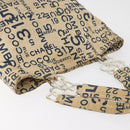 CHANEL By Sea Line Tote Bag Canvas White Silver CC Auth 179915-7