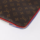 LOUIS VUITTON Monogram Patchwork Pochette A4 Clutch Bag M69690 LV Auth 179916A-15