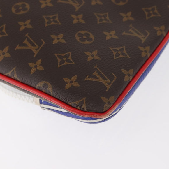 LOUIS VUITTON Monogram Patchwork Pochette A4 Clutch Bag M69690 LV Auth 179916A