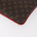 LOUIS VUITTON Monogram Patchwork Pochette A4 Clutch Bag M69690 LV Auth 179916A-16