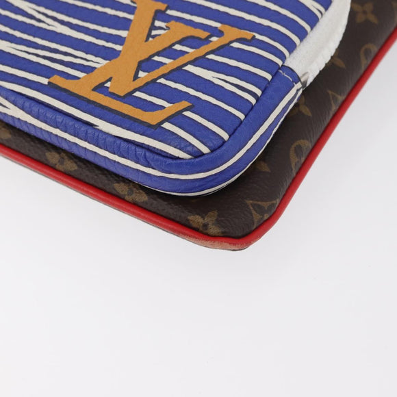 LOUIS VUITTON Monogram Patchwork Pochette A4 Clutch Bag M69690 LV Auth 179916A