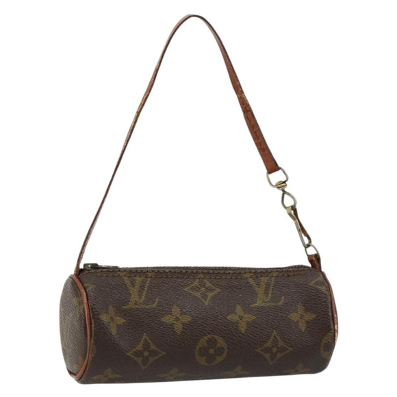 LOUIS VUITTON Monogram Papillon Täschchen LV Auth 179922