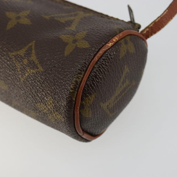 LOUIS VUITTON Monogram Papillon Täschchen LV Auth 179922
