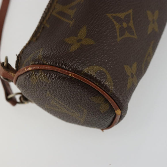 LOUIS VUITTON Monogram Papillon Täschchen LV Auth 179922