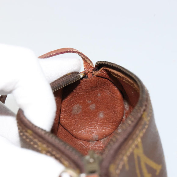 LOUIS VUITTON Monogram Papillon Täschchen LV Auth 179922