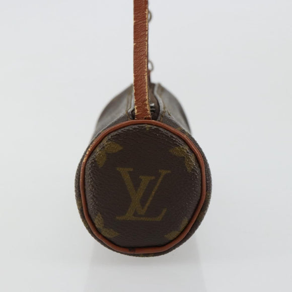 LOUIS VUITTON Monogram Papillon Täschchen LV Auth 179922
