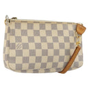 LOUIS VUITTON Damier Azur Pochette Accessoires Pouch N41207 LV Auth 179925-1