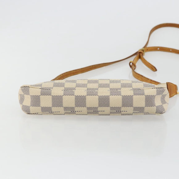 LOUIS VUITTON Damier Azur Pochette Accessoires Pouch N41207 LV Auth 179925