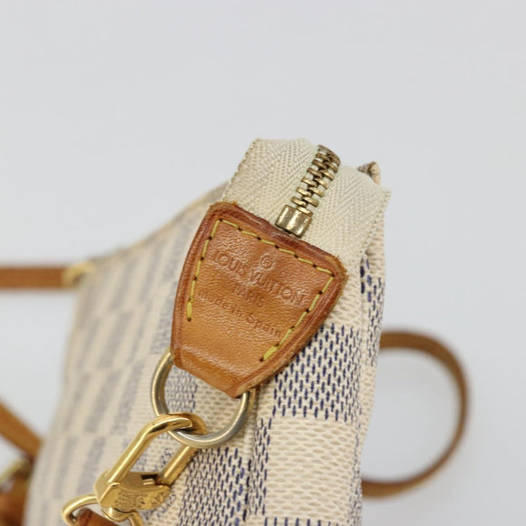 LOUIS VUITTON Damier Azur Pochette Accessoires Pouch N41207 LV Auth 179925