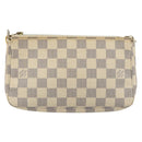 LOUIS VUITTON Damier Azur Pochette Accessoires Pouch N41207 LV Auth 179925-13