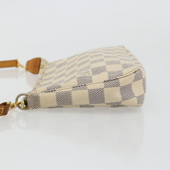 LOUIS VUITTON Damier Azur Pochette Accessoires Pouch N41207 LV Auth 179925