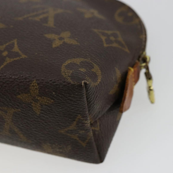 LOUIS VUITTON Monogram Pochette Cosmetic PM Pouch M43998 LV Auth 179927
