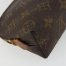 LOUIS VUITTON Monogram Pochette Cosmetic PM Pouch M43998 LV Auth 179927-16