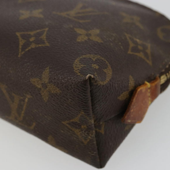 LOUIS VUITTON Monogram Pochette Cosmetic PM Pouch M43998 LV Auth 179927