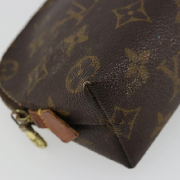 LOUIS VUITTON Monogram Pochette Cosmetic PM Pouch M43998 LV Auth 179927