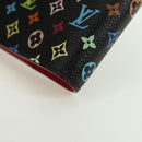 LOUIS VUITTON Monogram Multicolor Agenda PM Day Cover Black R20895 Auth 179928V-17
