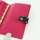 LOUIS VUITTON Monogram Multicolor Agenda PM Day Cover Black R20895 Auth 179928V-20