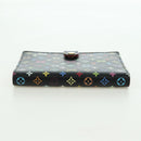 LOUIS VUITTON Monogram Multicolor Agenda PM Day Cover Black R20895 Auth 179928V-4