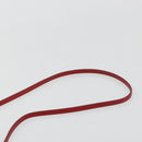 PRADA Handtas Safiano leer 2-weg Rood Goud Authenticatie 179933-15