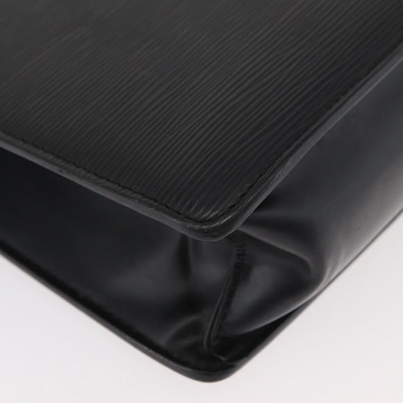 LOUIS VUITTON Epi Sac Plat Hand Bag Black M59082 LV Auth 179937
