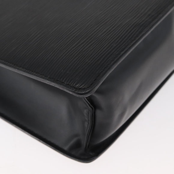 LOUIS VUITTON Epi Sac Plat Hand Bag Black M59082 LV Auth 179937