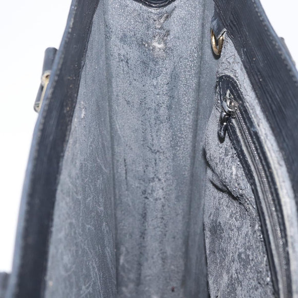 LOUIS VUITTON Epi Sac Plat Hand Bag Black M59082 LV Auth 179937