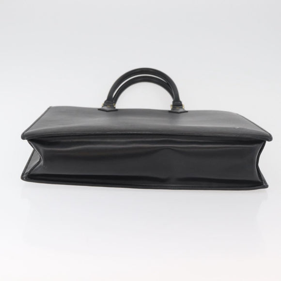 LOUIS VUITTON Epi Sac Plat Hand Bag Black M59082 LV Auth 179937