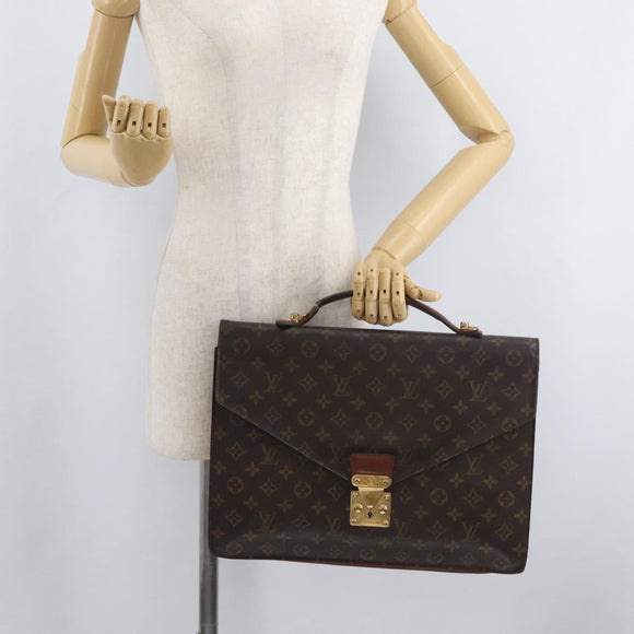 LOUIS VUITTON Monogram Porte Documents Bandouliere Bag M53338 LV Auth 179942