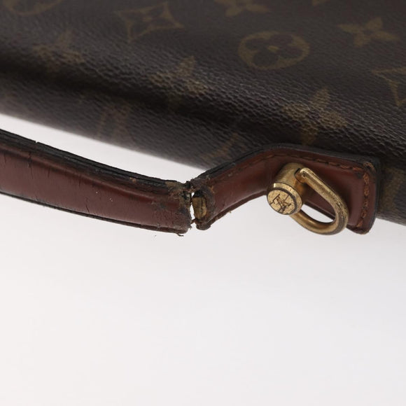 LOUIS VUITTON Monogram Porte Documents Bandouliere Bag M53338 LV Auth 179942