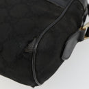 GUCCI GG Canvas Web Sherry Line Bag Black Gold Red 67 01 5654 Auth 179945-10